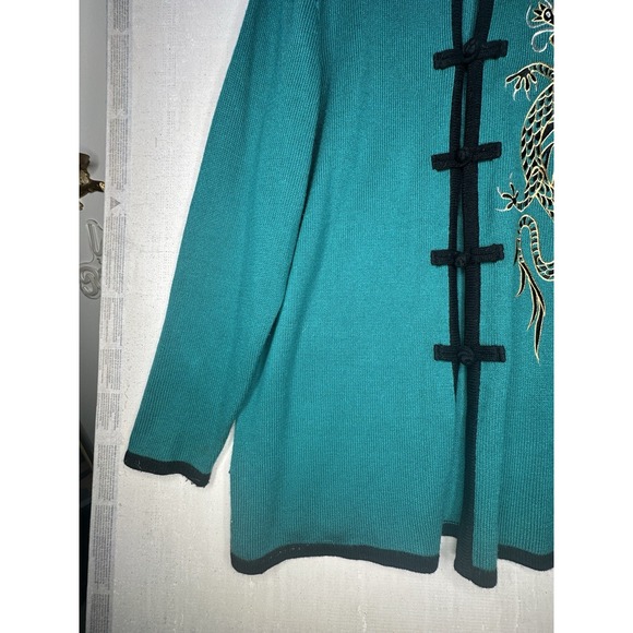 Bob Mackie Turquoise Wearable Art | Tagged Size: L - Picture 3 of 11